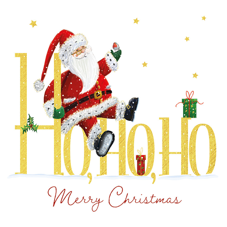 Ho Ho Ho Santa Christmas Cards
