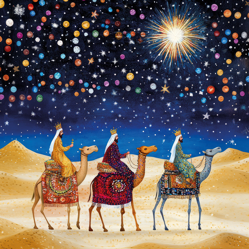 Kaleidoscope Sky Christmas Cards