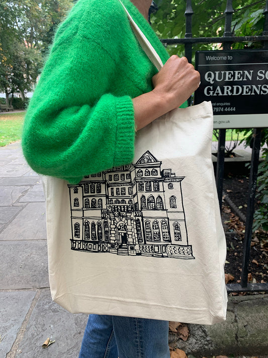 Queen Square Tote Bag