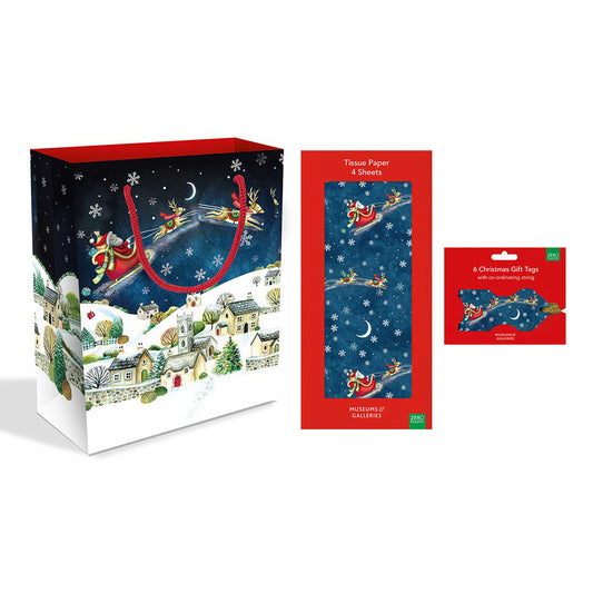 Santa Over the Rooftops Bundle